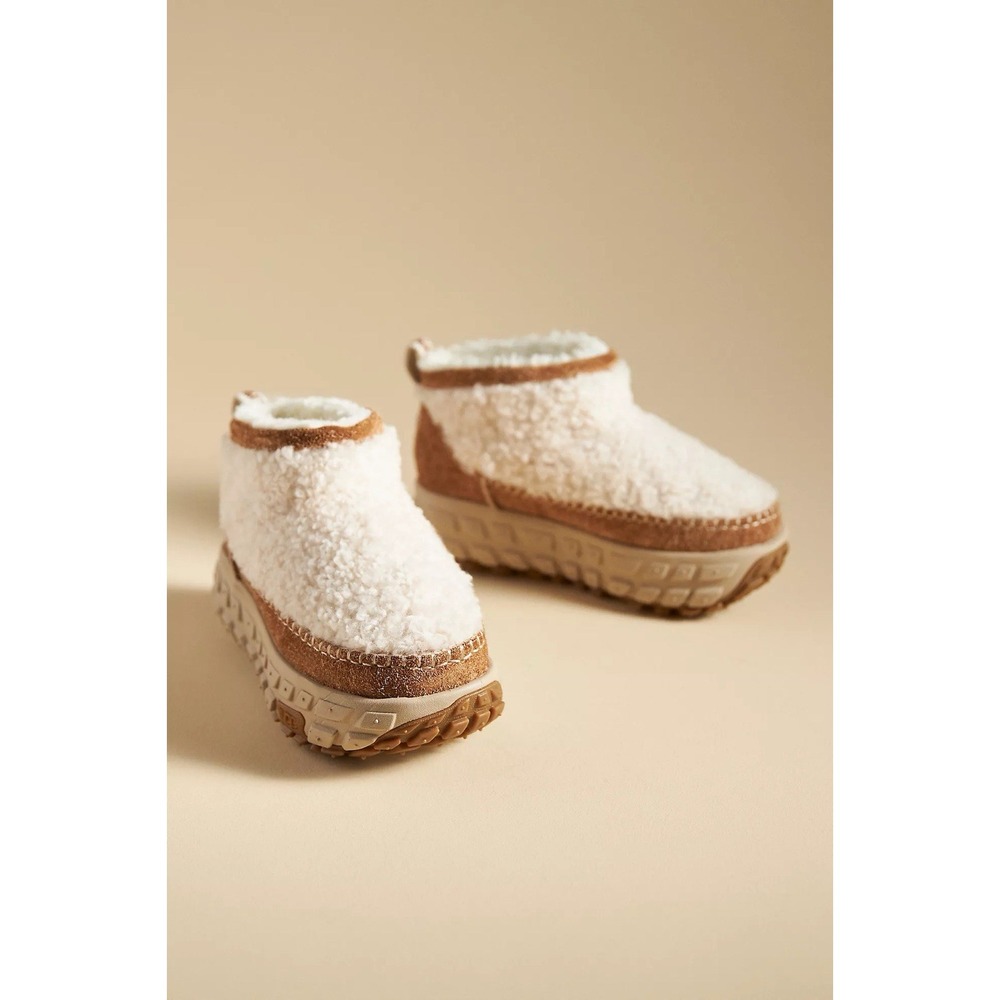 UGG VENTURE DAZE ULTRA MINI COZY NATURAL BOOT UNISEX US 6W CHESTNUT PLATFORM UGG - Picture 2 of 13